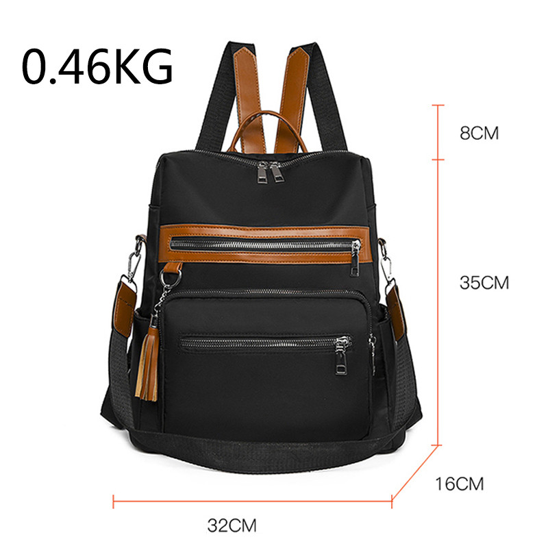 Modes ikdienas sieviešu mugursoma, pušķu dekorēšana, meitenes skolas soma Colorblock dizains augstas kvalitātes PU ādas vienkārša ceļojumu soma