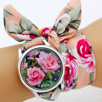 Shsby Design Γυναικείο λουλούδι Ρολόι χειρός Γυναικείο Φόρεμα Ρολόι Υψηλής Ποιότητας Ρολόι Γλυκό Κοριτσίστικο Βραχιόλι