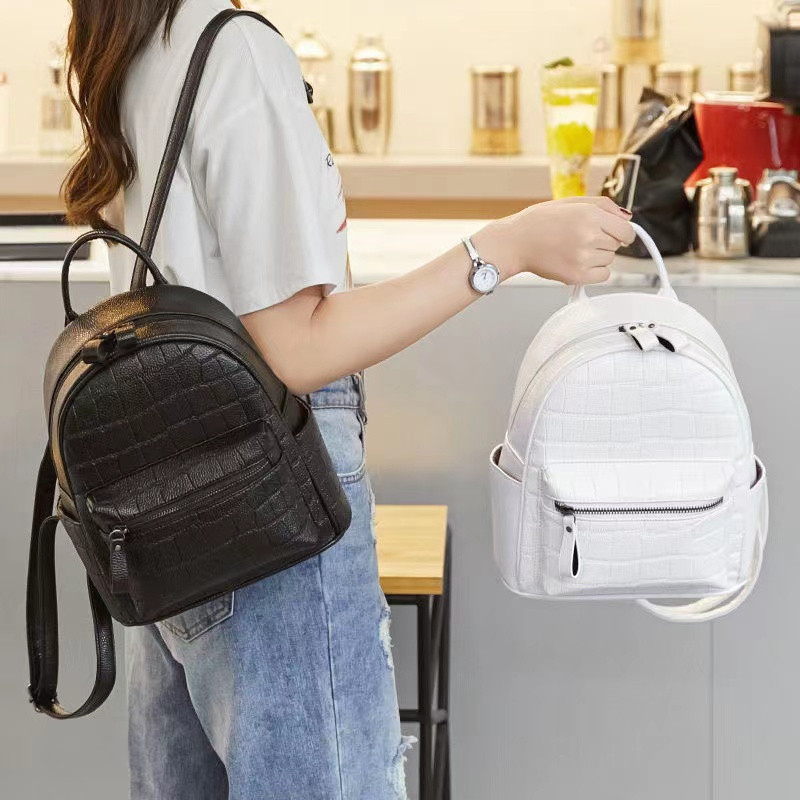 Rucsac de modă Geantă mică pentru petrecere a timpului liber pentru femei Geantă mică de călătorie cu imprimeu crocodil.