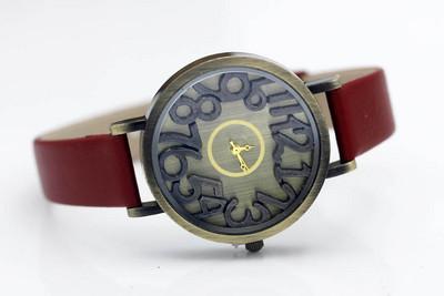 Shsby New vintage Digital hollow Genuine Leather Curea de ceasuri din piele de vacă ceasuri femei ceasuri de rochie ceas de cuarț feminin ceas de agrement pentru băiat