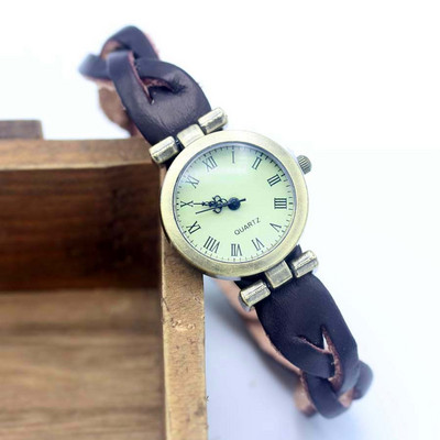 shsby simple unisex ROMA vintage pulkstenis ādas siksniņa rokassprādze pulksteņi Twist cross sieviešu kleita pulksteņi bronzas sieviešu rokas pulkstenis
