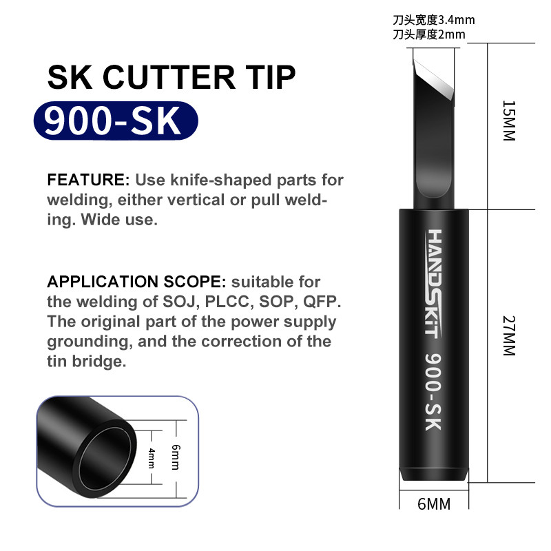 5 bucăți vârfuri de fier de lipit fără plumb 900M Serise Sting 900M-TK 900M-TI 900M-T-IS pentru stația de lipit 936