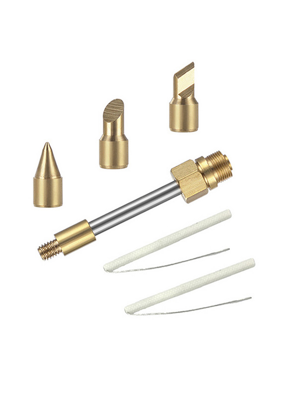 2023 Mini hordozható USB forrasztópákahegy 510 interfész 5V akkumulátoros forrasztópáka hegy vágófej patkó hegyes 20w-40w