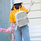 Nyári női hátizsák PVC átlátszó diáktáskák kiváló minőségű átlátszó sokoldalú hátizsákok női bőrtáskák női utazótáskák