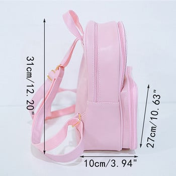 Лятна дамска раница PVC прозрачни студентски чанти Висококачествени прозрачни универсални раници Дамски кожени чанти Дамска чанта за пътуване