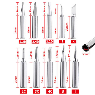 5/12Gb I+B+K+2.4D+3C lodāmurs 900M-T lodāmura galviņas komplekts iekšā Hot Bare elektriskā lodāmura uzgaļa rīks