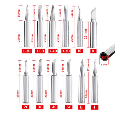5/12Gb I+B+K+2.4D+3C lodāmurs 900M-T lodāmura galviņas komplekts iekšā Hot Bare elektriskā lodāmura uzgaļa rīks