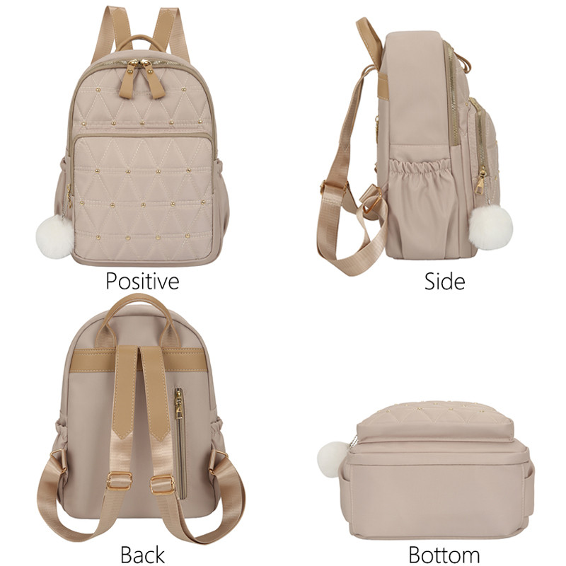 Alkalmi női hátizsák Női Nylon hátizsák Lopásgátló Utazási Táskák Női Többfunkciós Hátizsákok Női Vízálló Mochila
