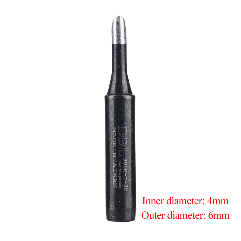 Bešviniai lituoklio antgalio suvirinimo įrankiai 900M-TK/3C/I/IS/2.4D litavimo galvutė, skirta Hakko 936 litavimo stočiai