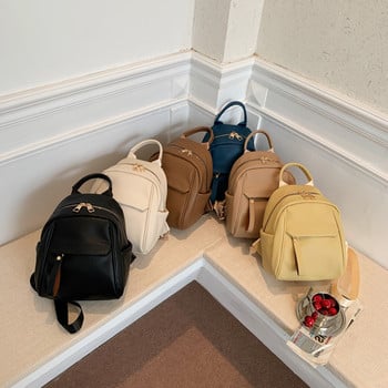 Малки чанти за раница от PU кожа за жени 2022 Нови модерни чанти за училище за тийнейджъри Момичета Луксозна раница Kawaii Mochilas
