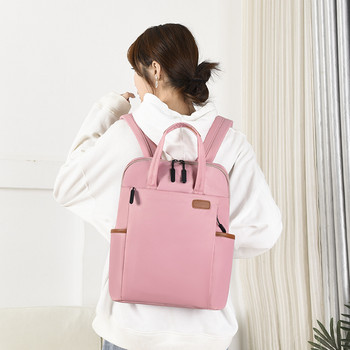 Водоустойчива дамска бизнес раница Модни ученически раници от Оксфорд 13,4-инчова чанта за лаптоп Ежедневна раница за пътуване Mochila