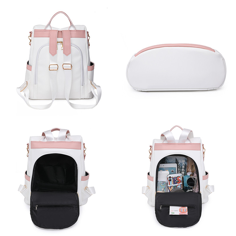 Új alkalmi női táskák erszényes vízálló vállas könyves táska tinédzser lányoknak utazni, nagy kapacitású hátizsákok