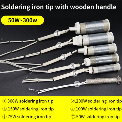 LUXIANZI réz elektromos forrasztópáka hegyű fej forrasztási újrafeldolgozó állomáshoz Javítószerszám hegesztő fűtőelem csere mag