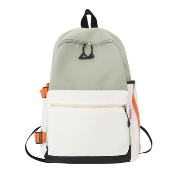 2023 Нова раница Водоустойчива едноцветна младежка ученическа чанта Многофункционална пътна чанта с голям капацитет