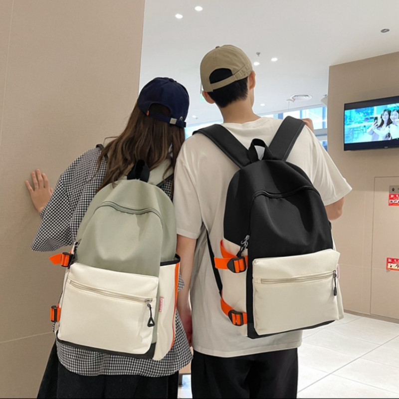 2023 Rucsac nou, impermeabil, de culoare solidă, geantă de școală pentru tineret, geantă de călătorie multifuncțională de mare capacitate