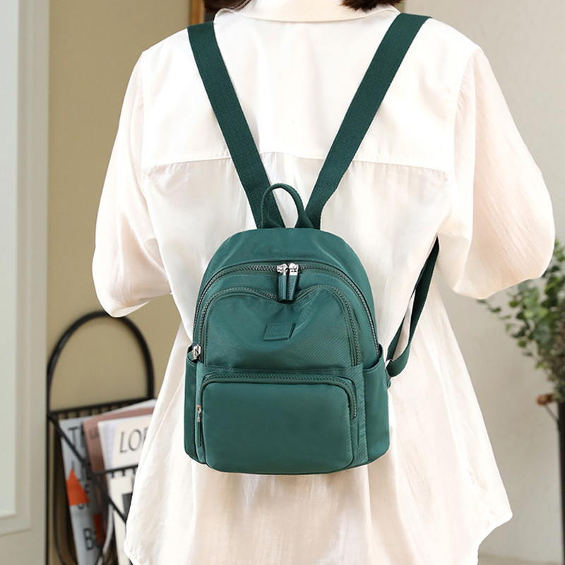 Divatos női kis hátizsákok Vízálló iskolai hátizsákok tinédzsereknek lányoknak női nylon mini utazási táska Mochila Mujer