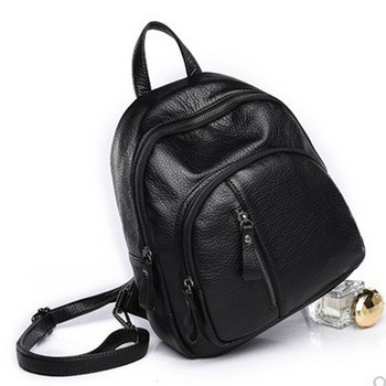 Мека PU кожена раница против кражба Дамска ретро чанта през рамо Дамска мини раница за пътуване Ученически чанти Момичета mochila feminina
