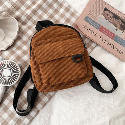 Lopásgátló puha PU bőr hátizsák női vintage válltáska Női mini utazó hátizsák Iskolai táskák lányok mochila feminina