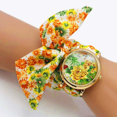 Shsby 2020 Női karórák Divatos virágos ruha női órák virág karkötő óra ruha karóra Luxus Relogio Feminino