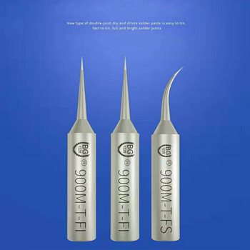 BG Precision Soldering Iron Tips 900M-TI 900M-T-IS Χάλκινη κεφαλή συγκόλλησης 0,1mm χωρίς οξυγόνο Συγκολλητικό εργαλείο