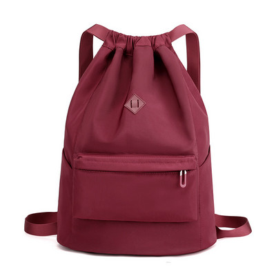 Sieviešu pārnēsājama aukliņu mugursoma viegla meiteņu ceļojumu dienassoma Ūdensnecaurlaidīga neilona iepirkumu soma sporta pārgājienu peldēšanas soma