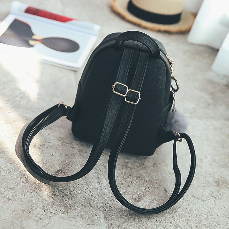 Rucsac pentru femei Geantă de școală din piele, cu spate moale, multifuncțională, impermeabilă, mici, ocazional, de modă, pentru adolescente, genți pentru femei