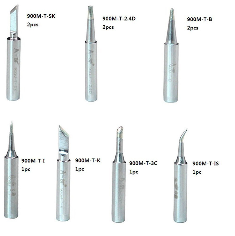 10 bucăți 900M-T vârfuri de fier de lipit argintiu