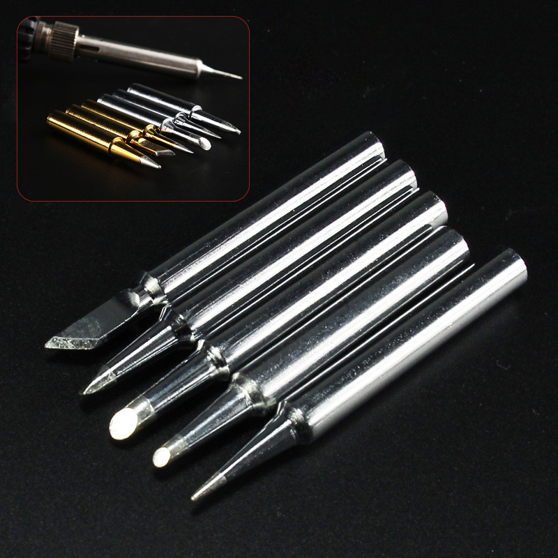 5 buc/lot, înlocuitor de lipit nou ascuțit De Soldadura, vârfuri de fier de lipit, instrument de stație, instrumente pentru vârfuri de lipit 900M-TI