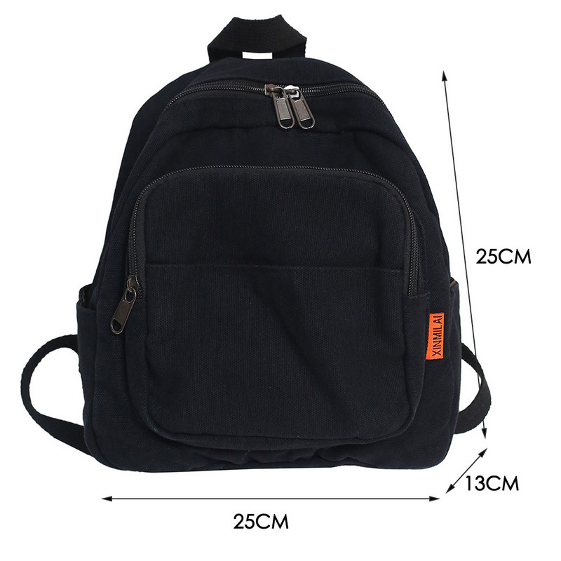 Tüdrukute koolikotid Uus mood Kolledži üliõpilaste seljakott Vintage naiste väike seljakott, lõuend Naiste sülearvuti kotid Naiste seljakotid