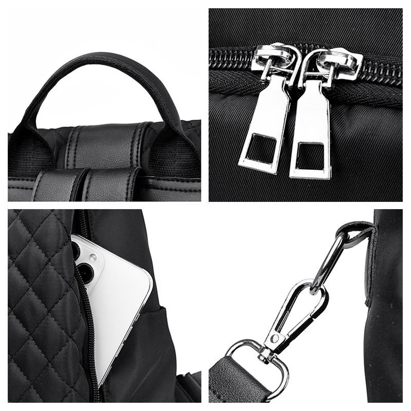 Casual αντικλεπτικό γυναικείο απλό σακίδιο πλάτης PU Oxford Fashion τσάντες ώμου για έφηβες κοπέλες Σχολική τσάντα ταξιδιού μεγάλης χωρητικότητας