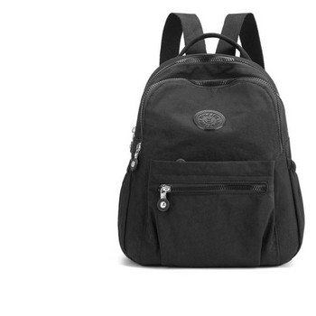 Нова удебелена найлонова чанта Oxford за двойно рамо Дамска чанта за пътуване с голям капацитет против пръски Малка раница Лека ученическа чанта за пътуване
