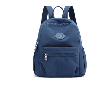 Нова удебелена найлонова чанта Oxford за двойно рамо Дамска чанта за пътуване с голям капацитет против пръски Малка раница Лека ученическа чанта за пътуване