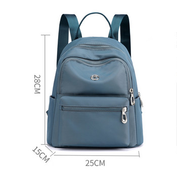 2023 Нова дизайнерска найлонова раница Тийнейджърски студенти Едноцветна гимназиална чанта Mochila Дамска пътна чанта Момическа чанта за рамо