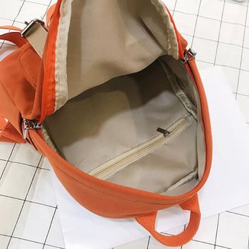 Μόδα νέα γυναικεία τσάντα πλάτης Νέα υψηλής ποιότητας γυναικεία σακίδια πλάτης με φερμουάρ Μικρές σχολικές τσάντες εφηβικής ηλικίας Μίνι τσάντες ώμου με διπλή ζώνη