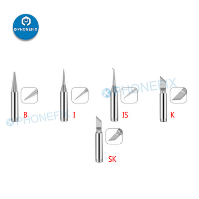 4/5 τεμ./παρτίδα Pure Copper 900M-T Μύτη συγκόλλησης χωρίς μόλυβδο Κεφαλή συγκόλλησης BGA Εργαλείο συγκόλλησης για 956 συγκολλητικό σταθμό