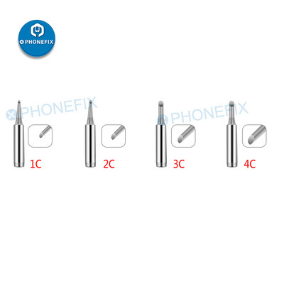 4/5 τεμ./παρτίδα Pure Copper 900M-T Μύτη συγκόλλησης χωρίς μόλυβδο Κεφαλή συγκόλλησης BGA Εργαλείο συγκόλλησης για 956 συγκολλητικό σταθμό