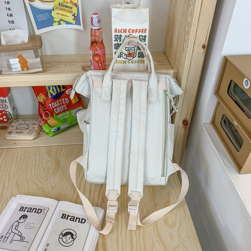 2 az 1-ben készletek Divat női hátizsák nagy kapacitású iskolatáska lányoknak Divatos nylon vízálló utazótáska mochila 2022