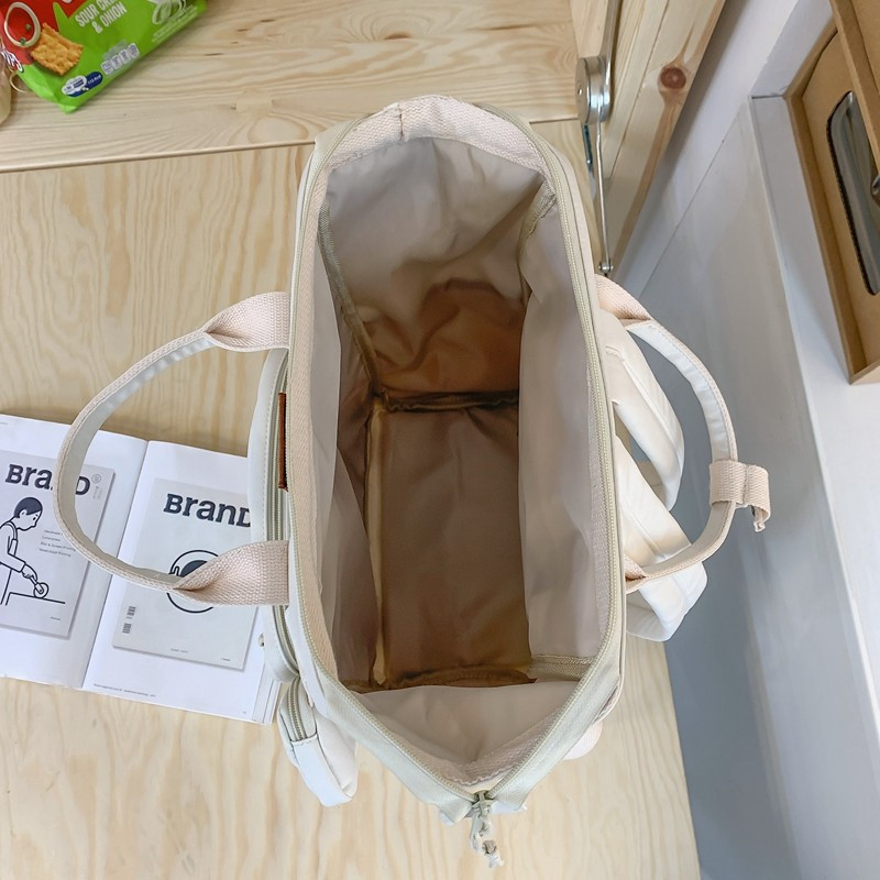 2 az 1-ben készletek Divat női hátizsák nagy kapacitású iskolatáska lányoknak Divatos nylon vízálló utazótáska mochila 2022