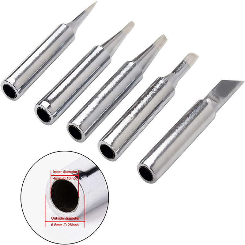 5 vnt/partija I/K/B/3C/2.4D Universalus 936 937 938 Litavimo stotelei Lituoklis Suvirinimo antgalis BGA Bešviniai įrankiai