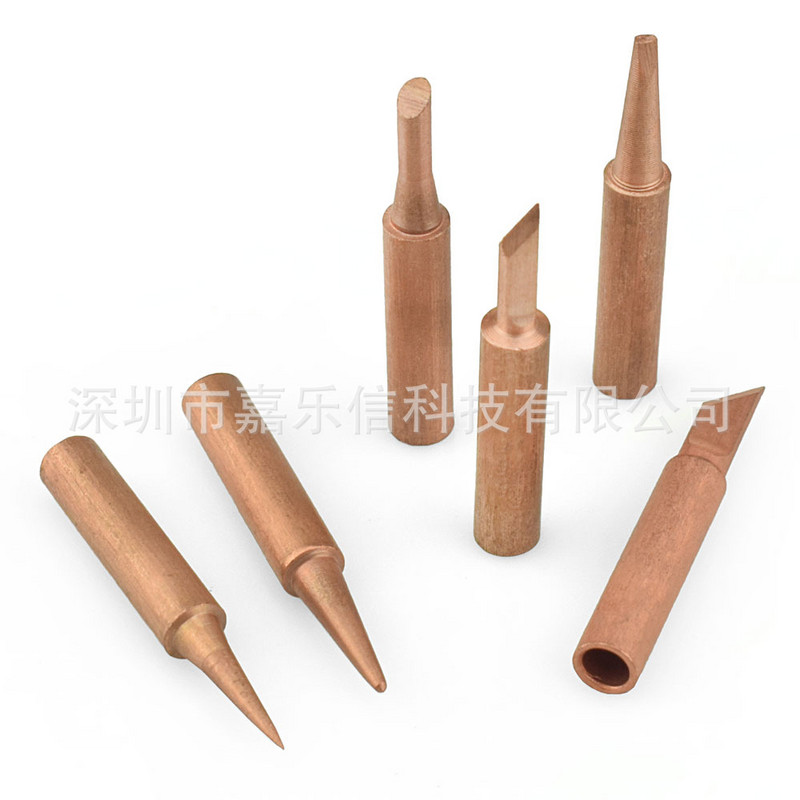 10db/tétel Golden Silvery Eruntop réz 900M-T hegy Hakko 936 8586 forrasztó állomás forrasztóhegyei vasházzal