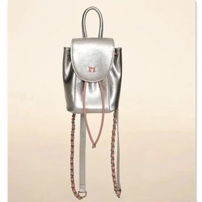 Mugursoma sievietēm Moderna koledžas stila dāma ūdensizturīga ikdienas ceļojumu plecu soma meitenēm koka mizas ķēde mini mugursoma