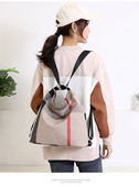Nueva multifuncional de celosía mochila bolso de las mujeres bolso de hombro Casual mochila de viaje