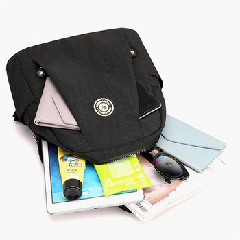 Нова лека платнена раница Oxford Дамска модна ученическа чанта с голям капацитет Дамска чанта за пътуване Раница Спортна чанта на открито
