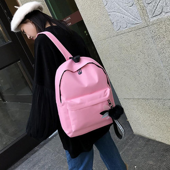 Дамска ежедневна платнена раница в корейски стил, чанта за съхранение на ученическа чанта за пътуване