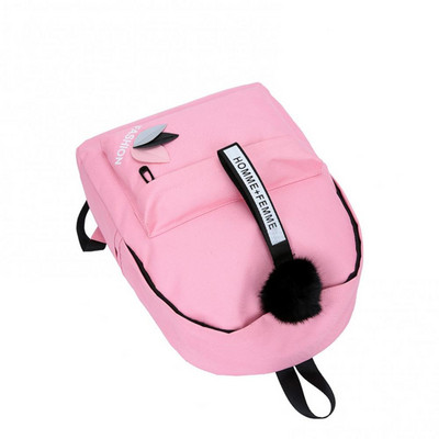 Naiste vabaaja Korea stiilis lõuendist seljakott, koolikoti hoiukott