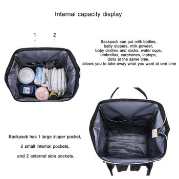 Nylon σακίδια πλάτης για γυναικεία σακίδιο πλάτης ώμου μεγάλης χωρητικότητας Mommy Baby τσάντα θηλασμού Γυναικείο επαγγελματικό σακίδιο πλάτης φορητού υπολογιστή Mochila рюкзак