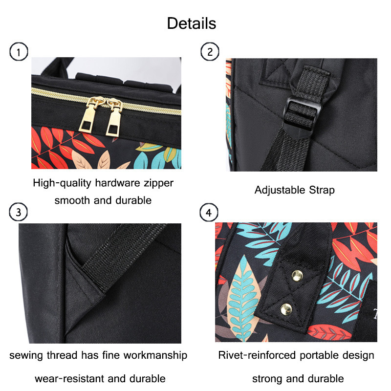 Nailonist seljakotid naistele õla seljakott Suure mahutavusega emme beebi imetamiskott Naiste ärisülearvuti seljakott Mochila рюкзак