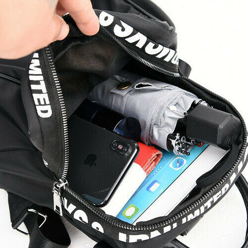 Madinga moteriška kuprinė, kelioninė kuprinė, kuprinė, ant peties, gatvių stiliaus kuprinės su raidėmis spausdintos moterims, 2023 m.