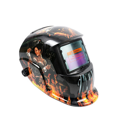 Saulės suvirinimo kaukės šalmas elektrinio suvirintojo dangtelis / suvirinimo lęšis, apsaugantis nuo UV automatinio patamsėjimo, reguliuojamas suvirinimo aparato diapazonas