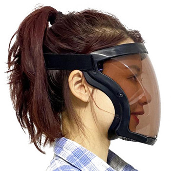 Супер защитен противозамъгляващ щит за лице, маска за заваряване, прахоустойчив, прозрачен шлем, удобен, предпазва очите, капак на маската за лице